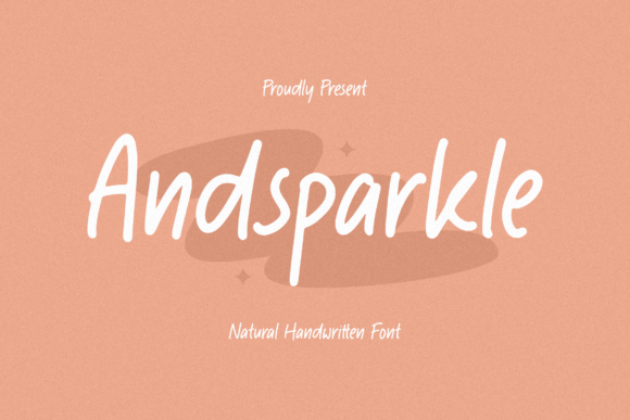 Andsparkle: A Handwritten Script for Editorial Design