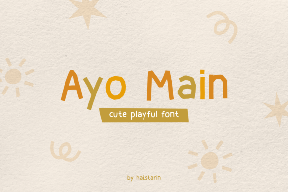 Ayo Main: A Playful Typeface for Modern Editorial Design