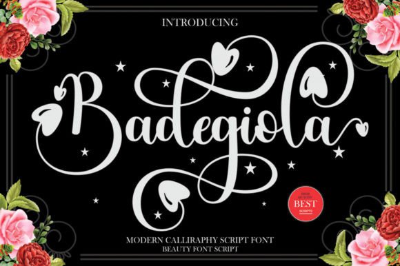 Badegiola: The Magical Script Typeface for Handmade Creators