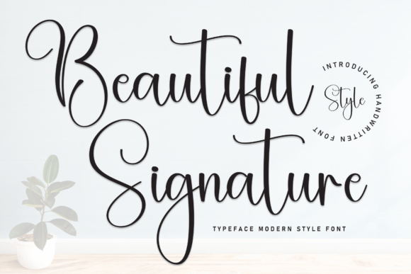 Beautyful Signature: The Script Font That Elevates Campaign Visuals