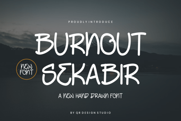 Burnout Sekabir: The Handwritten Typeface for Authentic Craft Brands