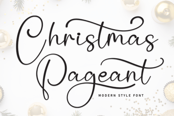 Christmas Pageant: The Perfect Handwritten Font for Festive Web Design