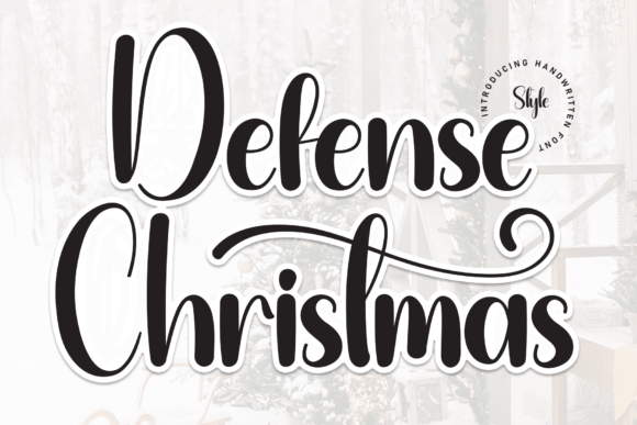 Defense Christmas: The Premium Script Font for Holiday Campaigns