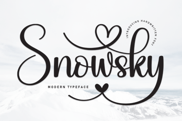 Discovering Snowsky: A Handwritten Typeface for Modern Editorial Design