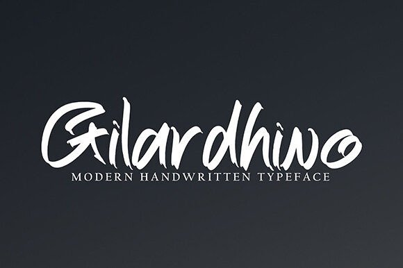 Gilardhino: The Modern Handwritten Font for Authentic Branding