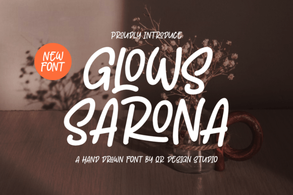 Glows Sarona: A Modern Handwritten Typeface for Editorial Design