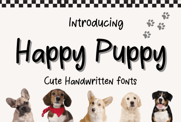 Happy Puppy: The Playful Typeface for Joyful Editorial Design