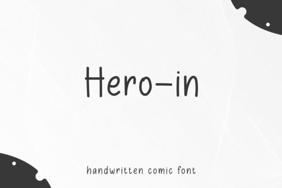 Hero In: A Handwritten Comic Font for Bold Brand Identities