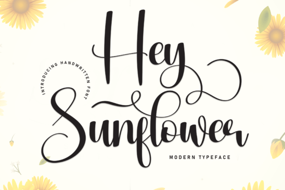 Hey Sunflower: A Handwritten Typeface for Modern Editorial Design