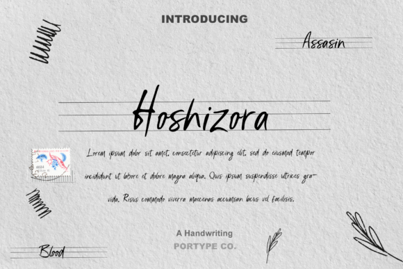 Hoshizora: The Celestial Typeface for Elevated Brand Identity