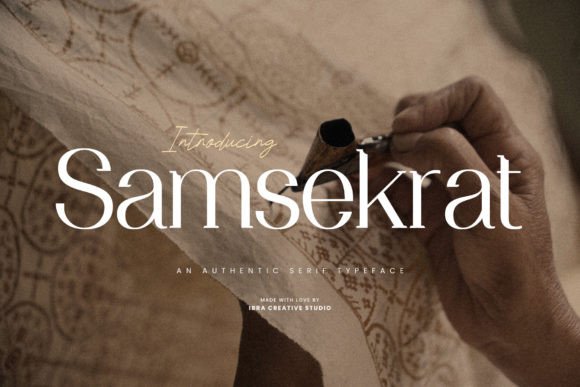 How Samsekrat Typeface Elevated My Small Business Brand