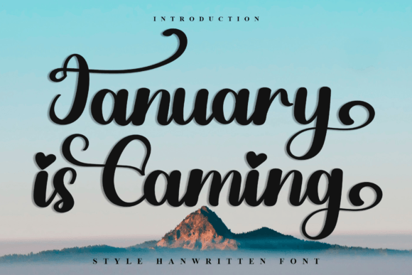 January is Caming: The Festive Typeface That Elevates Small Business Branding