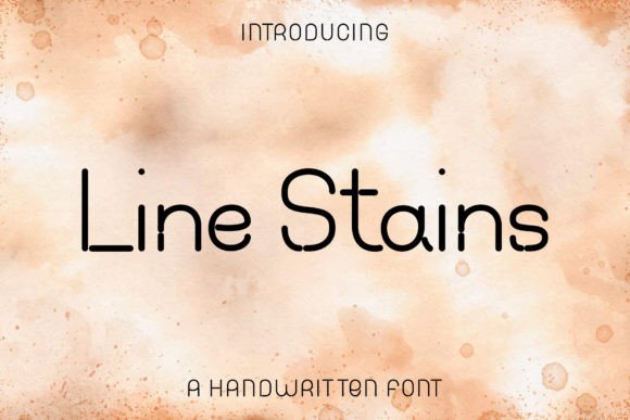 Line Stains: The Handwritten Typeface for Engaging Web Experiences