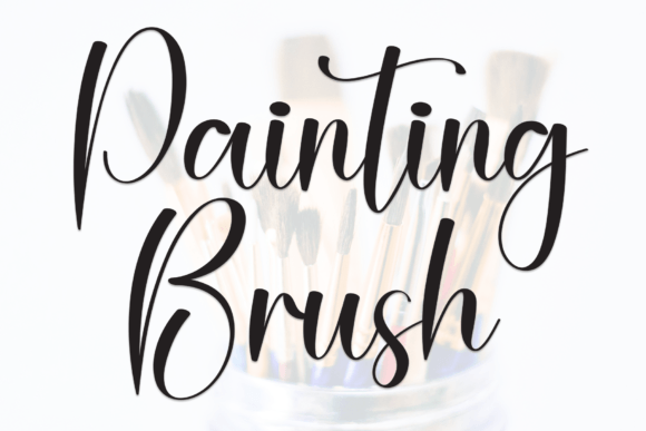 Painting Brush: The Perfect Script Amp Typeface for Campaign Design