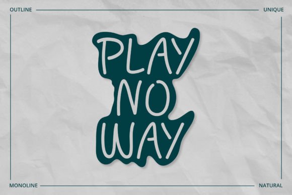 Playnoway: A Bold Script Font for Modern Editorial Design