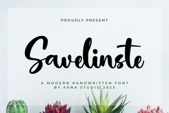 Savelinste: The Script Font That Elevates Small Business Branding