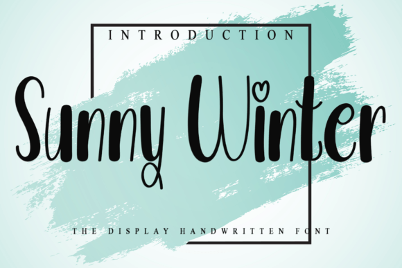 Sunny Winter: The Handwritten Typeface That Elevates Small Business Branding