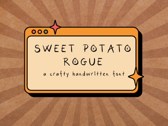 Sweet Potato Rogue: A Mischievous Handwritten Typeface for Bold Branding