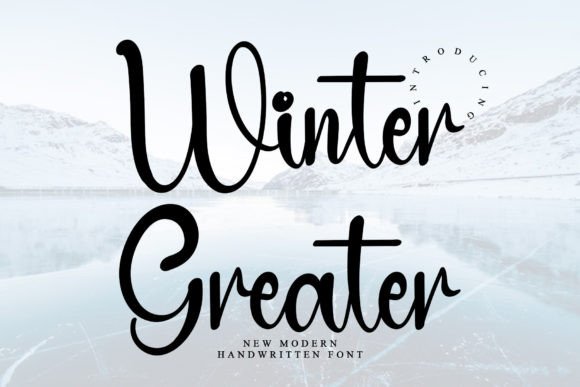 Winter Greater: The Handwritten Typeface That Elevates Campaign Visuals